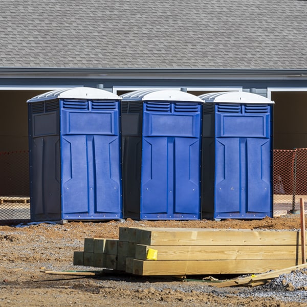 how do i determine the correct number of portable restrooms necessary for my event in Benge Washington